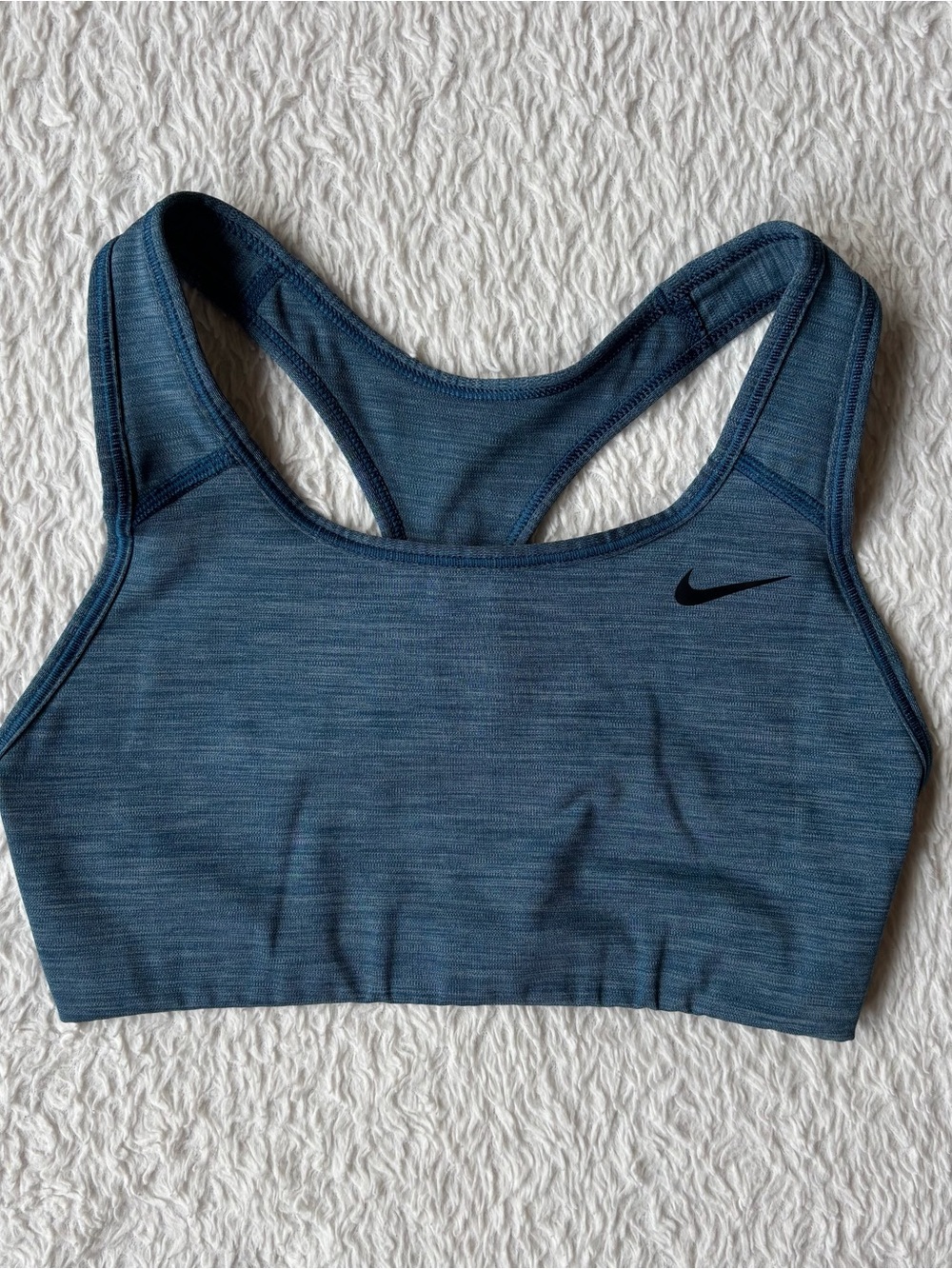 Nike Women's Blue Racerback Sports Bra
